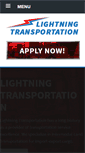 Mobile Screenshot of lightningtrans.com